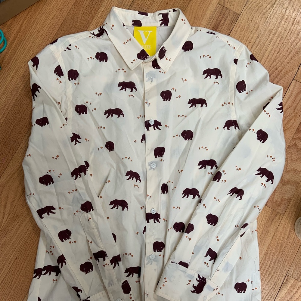 Vaute couture bears shirt VGUC Medium